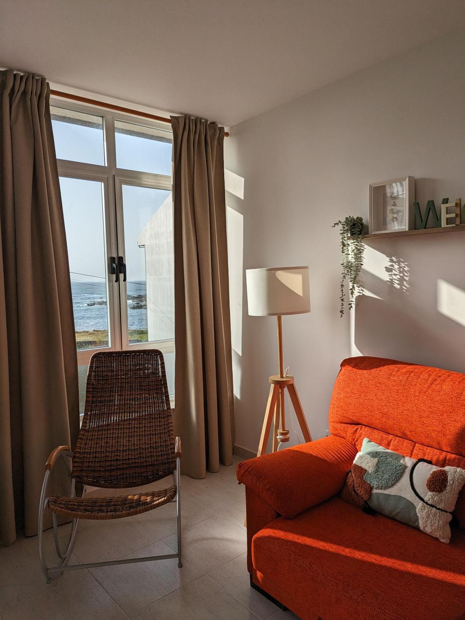 Apto En Muxia Con Vistas Al Mar Saude Doce Eksteriør bilde