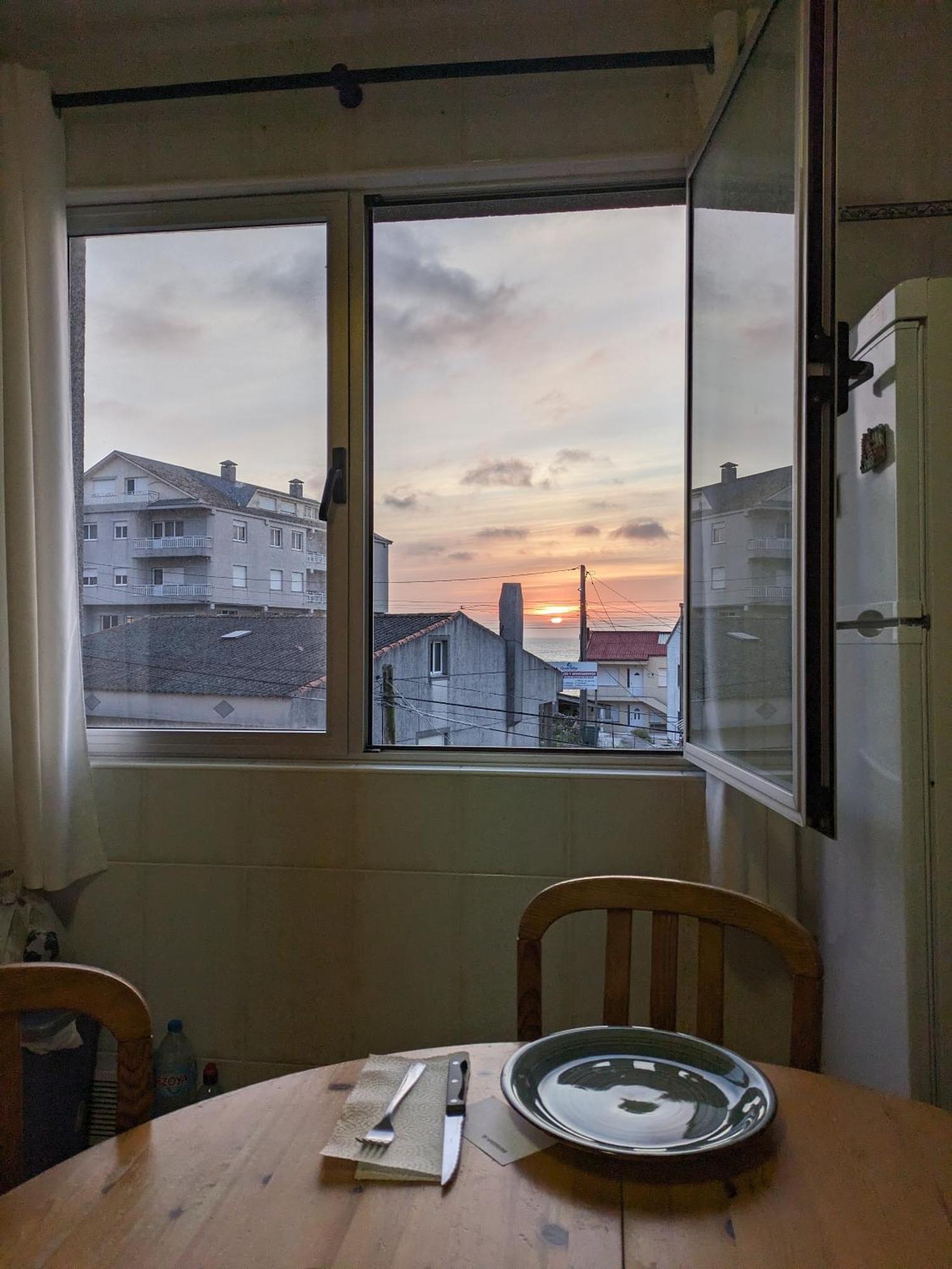Apto En Muxia Con Vistas Al Mar Saude Doce Eksteriør bilde