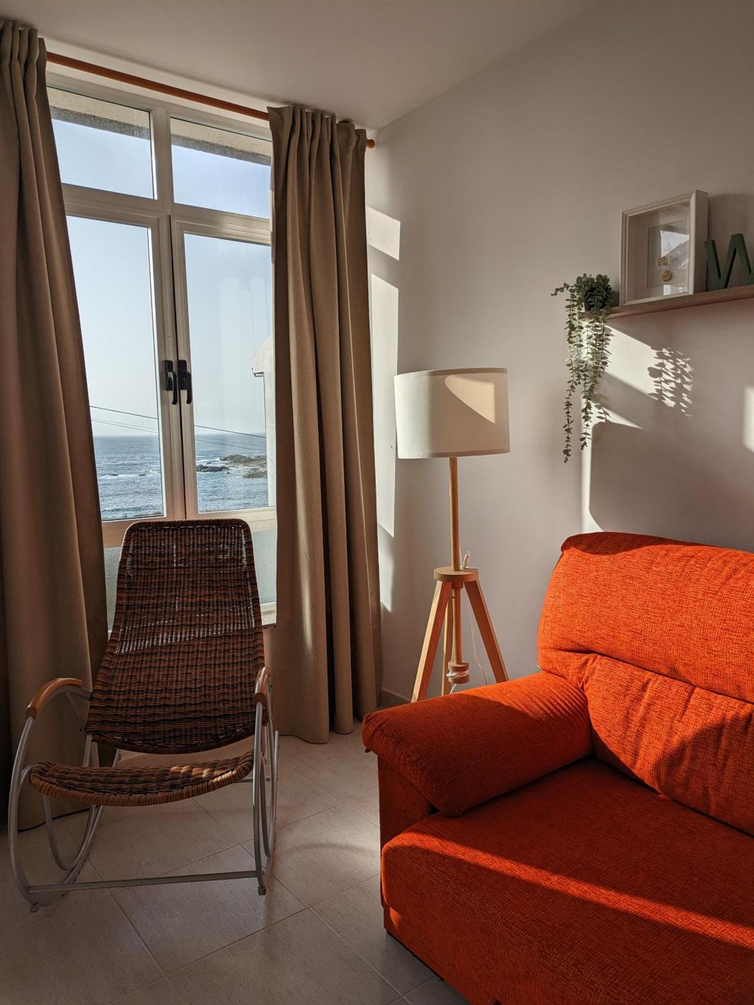 Apto En Muxia Con Vistas Al Mar Saude Doce Eksteriør bilde
