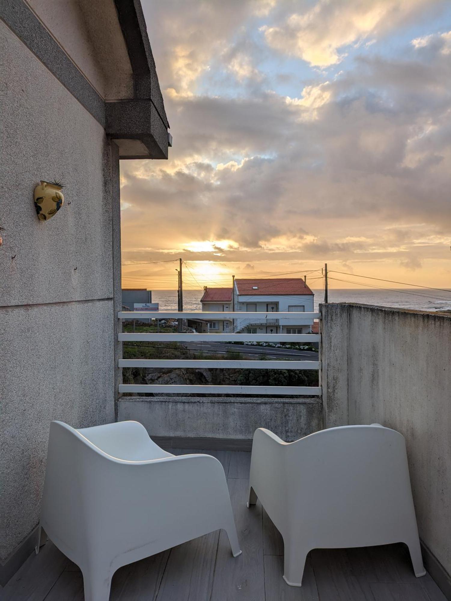 Apto En Muxia Con Vistas Al Mar Saude Doce Eksteriør bilde
