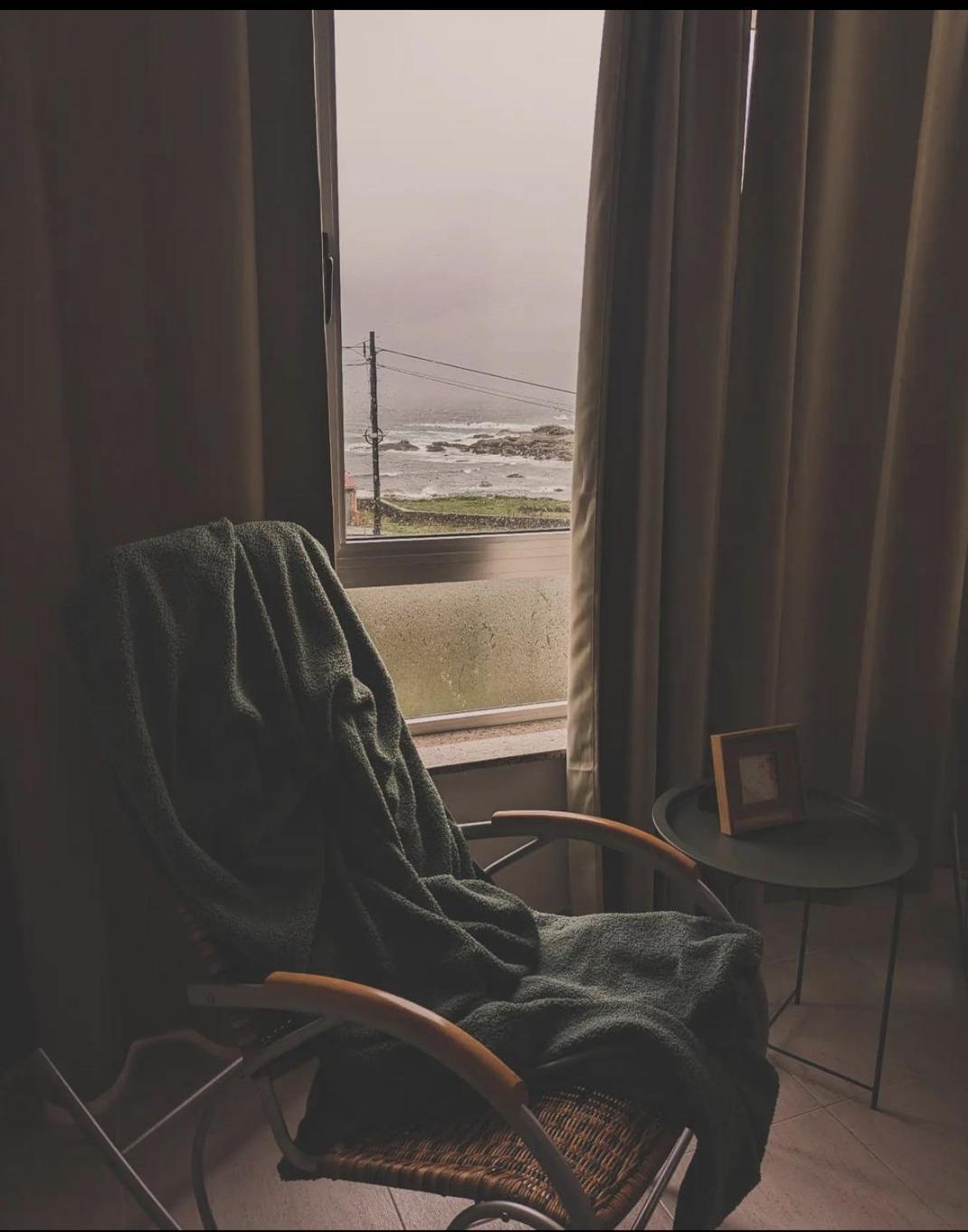 Apto En Muxia Con Vistas Al Mar Saude Doce Eksteriør bilde